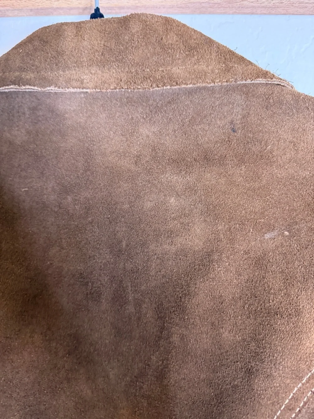 Vintage Brown Suede  Long Coat with Belt Made in Canada - Picture 8 of 10